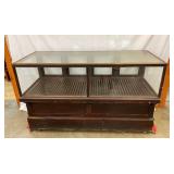 NICE 30X42X6 CHERRY FLOOR MODEL TOBACCO HUMIDOR CASE 