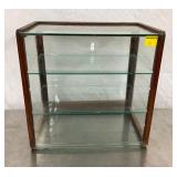 OAK COUNTER TOP DISPLAY CASE
