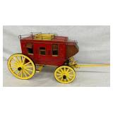 EARLY WOODEN STAGE COACH MODEL