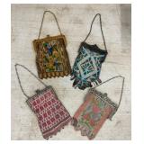 COLLECTION VINTAGE MESH PURSES 