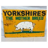 DST YORKSHIRES SIGN 36X24 