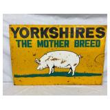 SIDE 2 YORKSHIRES SIGN
