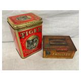 EARLY TOBACCO TINS