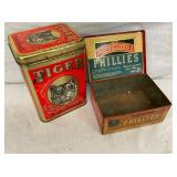 TIGER TOBACCO TIN