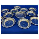 THEY HAVE GLASS INSERTS 4"X3 1/2"