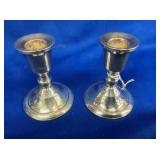 8.9 OZ STERLING CANDLE HOLDERS