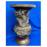 VERY ORNATE BRONZE 19TH CENTURY VASE