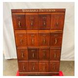 OAK STACKING STANDARD PATTERNS CABINET
