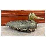 EARLY WOODEN DUCK DECOY 14X8
