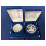 2 TROY OZ SILVER 1992 COINS