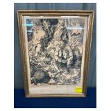 SIGNED EARLY ART WORK 12X15 1/2