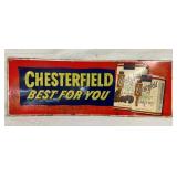 SST EMB. CHESTERFIELD SIGN 34X12