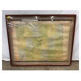 EARLY GUILFORD CO. MAP 46X34