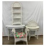 VARIOUS PCS. OF WICKER