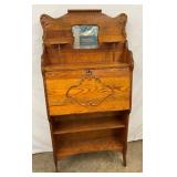 OAK DROPFRONT LARKEN DESK