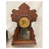 INGRAHAM OAK KITCHEN CLOCK