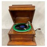 OAK COLUMBIA GRAFONOLA COUNTER TOP