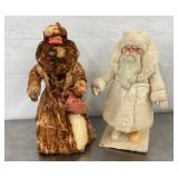 14" AND 15" VINTAGE SANTA CLAUSES