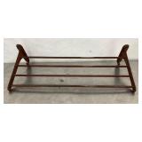 EARLY METAL TACK RACK 24X6 1/2