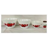 SET FIREKING APPLE STACKING BOWLS
