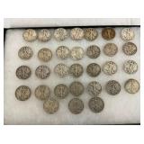 SILVER WALKING LIBERTY HALVES 1920