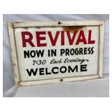 SST REVIVAL WELCOME SIGN 36X25