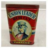 UNION LEADER TOBACCO TIN