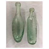 EARLY EMB. WOODBRIDGES MINERAL BOTTLES