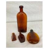 EARLY WARNERS AMBER BOTTLE AND OTHERS