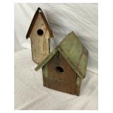 EARLY WOODEN BIRD HOUSES