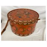 LARGE TOIL PAINTED MEXAHNYECKO BOX