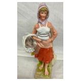 NICE 12" FIGURAL LADY DECANNER