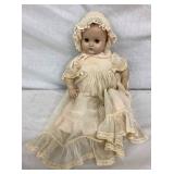 EARLY BABY DOLL W/TEETH AND MOVABLE EYES