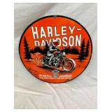 30IN. PORC. Harley Davidson SIGN