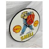 CONTEMPORARY SHELL SIGN