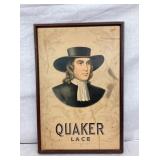 CB QUAKER LACE SIGN 13X20