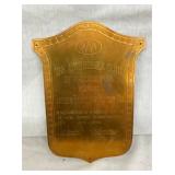 AAA THE AUTOMOBILE CLUB WALL PLAQUE 7X9