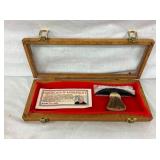 OBSIDIAN BLADE W/ DEER ANTLER HANDLE