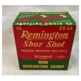 BOX REMINGTON 20G. SHUR SHOT