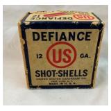BOX ONLY DEFIANCE US 12GA.