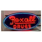 ORIG. DSP NEON REXALL DRUGS NEON SIGN