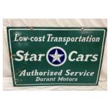DSP STAR CARS DURANT DEALER SIGN