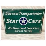 SIDE 2 PORC. STAR CARS DEALER SIGN