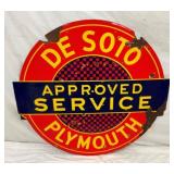 DSP DE SOTO PYMOUTH DEALER SIGN