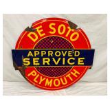 SIDE 2 PORC. DE SOTO PLYMOUTH SIGN