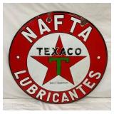 SIDE 2 PORC. 36" TEXACO NAFTA SIGN