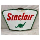 SIDE 2 PORC. SINCLAIR SIGN W/ DINO