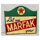 1939 DST MARFAK SWINGER TEXACO SIGN