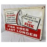 SELF FRAMED FISK SIGN