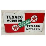 DSP TEXACO MOTOR OIL SIGN